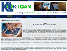 Tablet Screenshot of k-loan.net